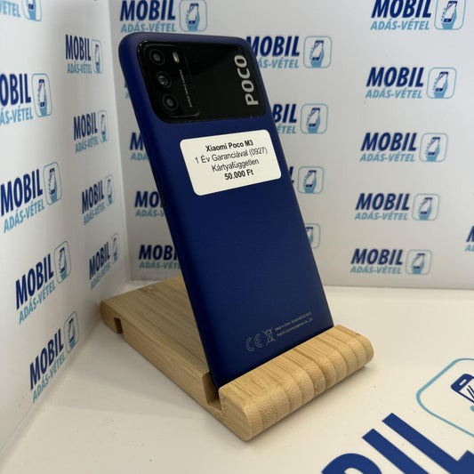 Xiaomi Poco M3 Kártyafüggetlen 64 GB, 12 hó garancia, Újszerű