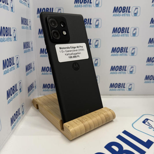Motorola Edge 40 Pro Kártyafüggetlen 256 GB, 12 hó garancia, Használt