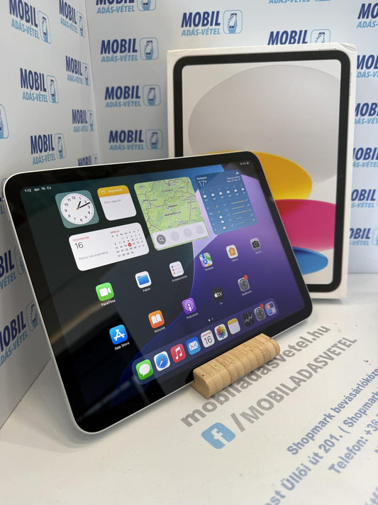 Apple iPad 10th Gen Kártyafüggetlen 64 GB, 12 hó garancia, Újszerű