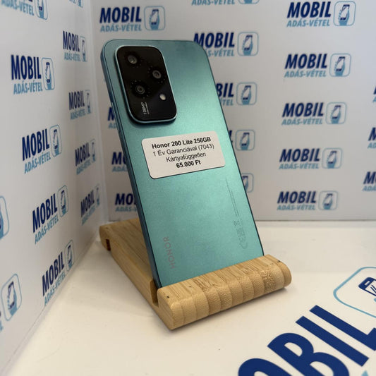 Honor 200 Lite Kártyafüggetlen 256 GB, 12 hó garancia, Újszerű