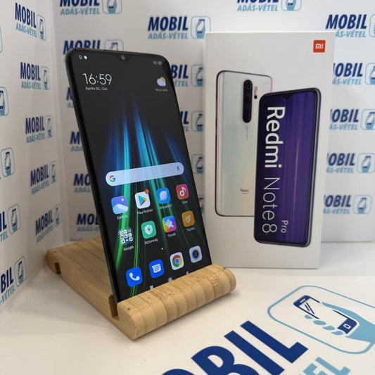 Xiaomi Redmi Note 8 Pro Kártyafüggetlen 64 GB, 12 hó garancia, Újszerű