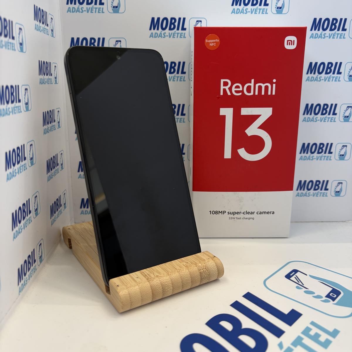 Xiaomi Redmi 13 4G Kártyafüggetlen 128 GB, 12 hó garancia, Újszerű