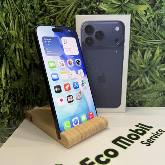 Apple iPhone 17 Pro Max Kártyafüggetlen 256 GB, 12 hó garancia, Újszerű