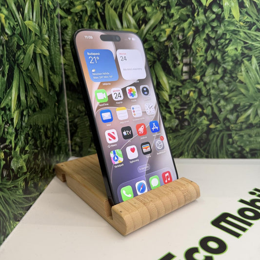 Apple iPhone 16 Pro Kártyafüggetlen 128 GB, 12 hó garancia, Újszerű