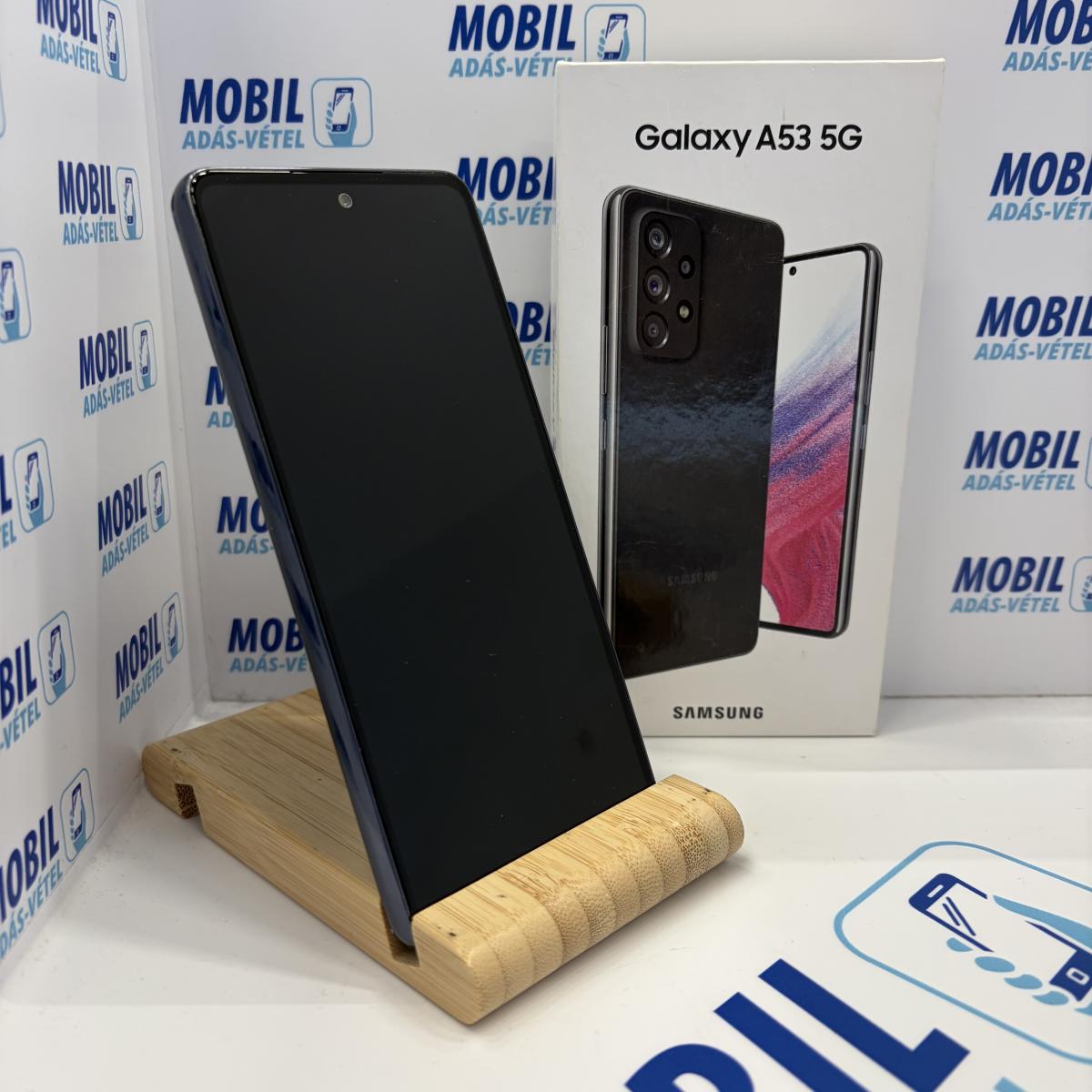 Samsung Galaxy A53 5G Kártyafüggetlen 128 GB, 12 hó garancia, Újszerű
