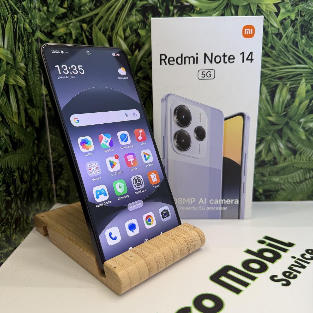 Xiaomi Redmi Note 14 5G Kártyafüggetlen 256 GB, 12 hó garancia, Újszerű