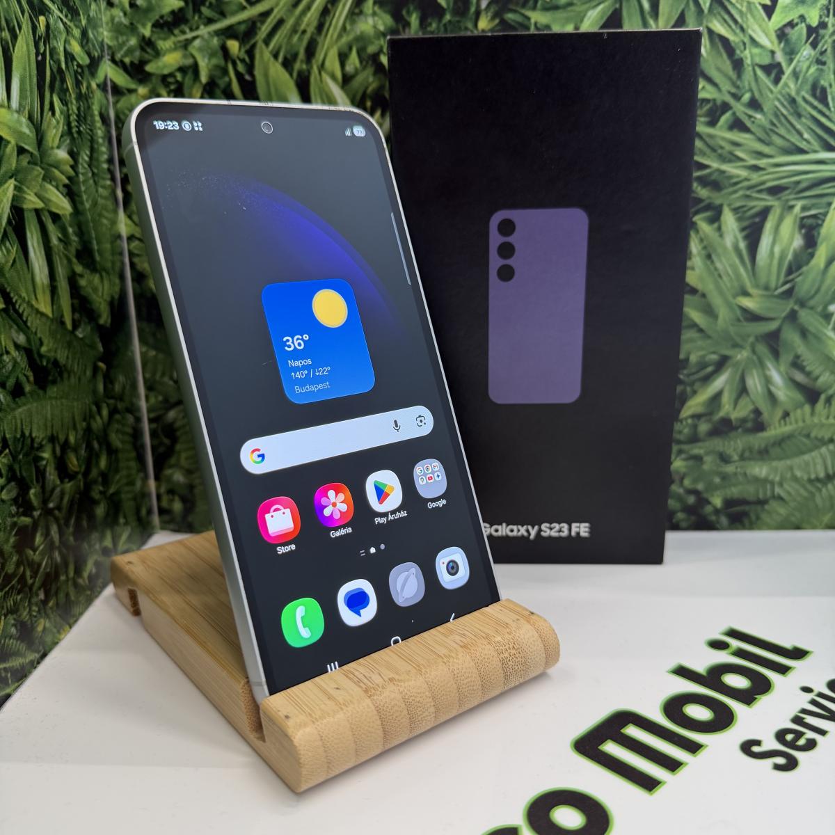 Samsung Galaxy S23 FE Kártyafüggetlen 128 GB, 12 hó garancia, Használt