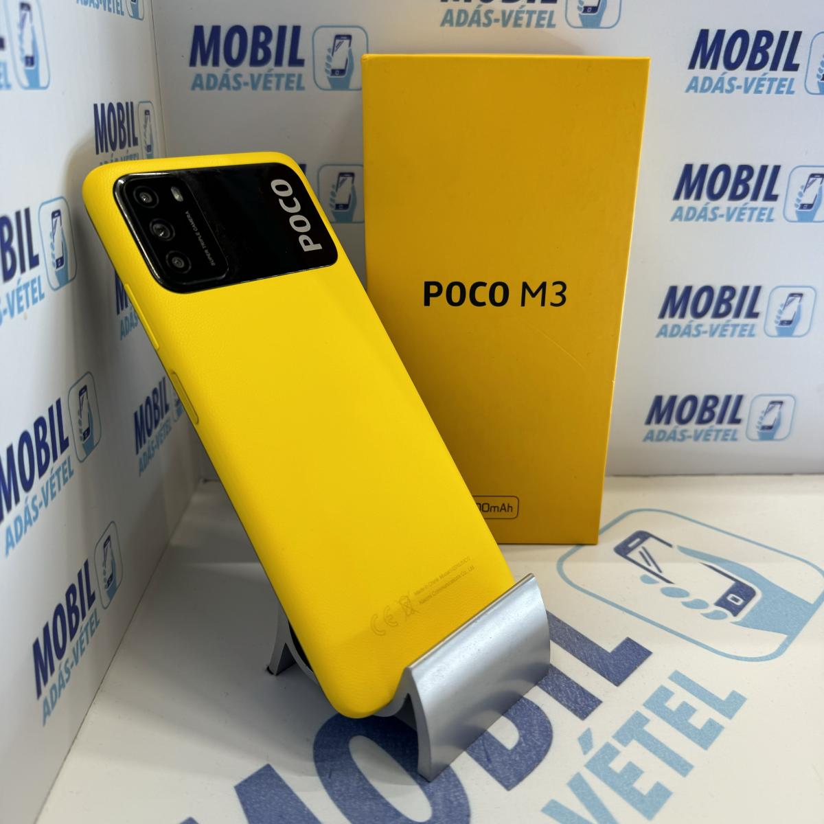 Xiaomi Poco M3 Kártyafüggetlen 128 GB, 12 hó garancia, Újszerű