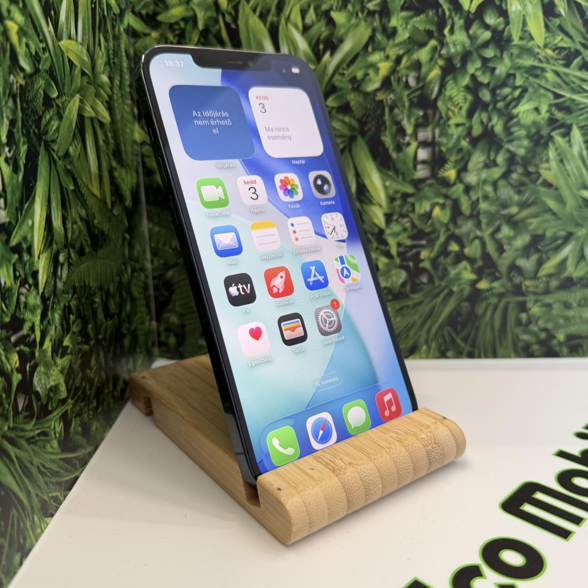 Apple iPhone 12 Pro Max Kártyafüggetlen 128 GB, 12 hó garancia, Újszerű