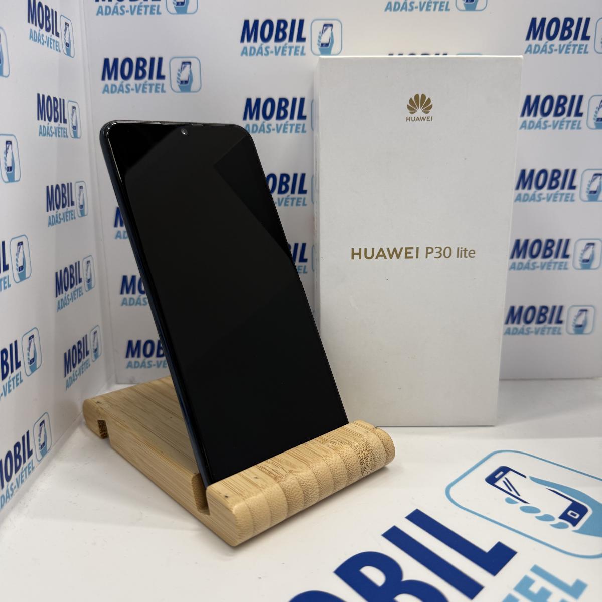 Huawei P30 lite Kártyafüggetlen 128 GB, 12 hó garancia, Újszerű