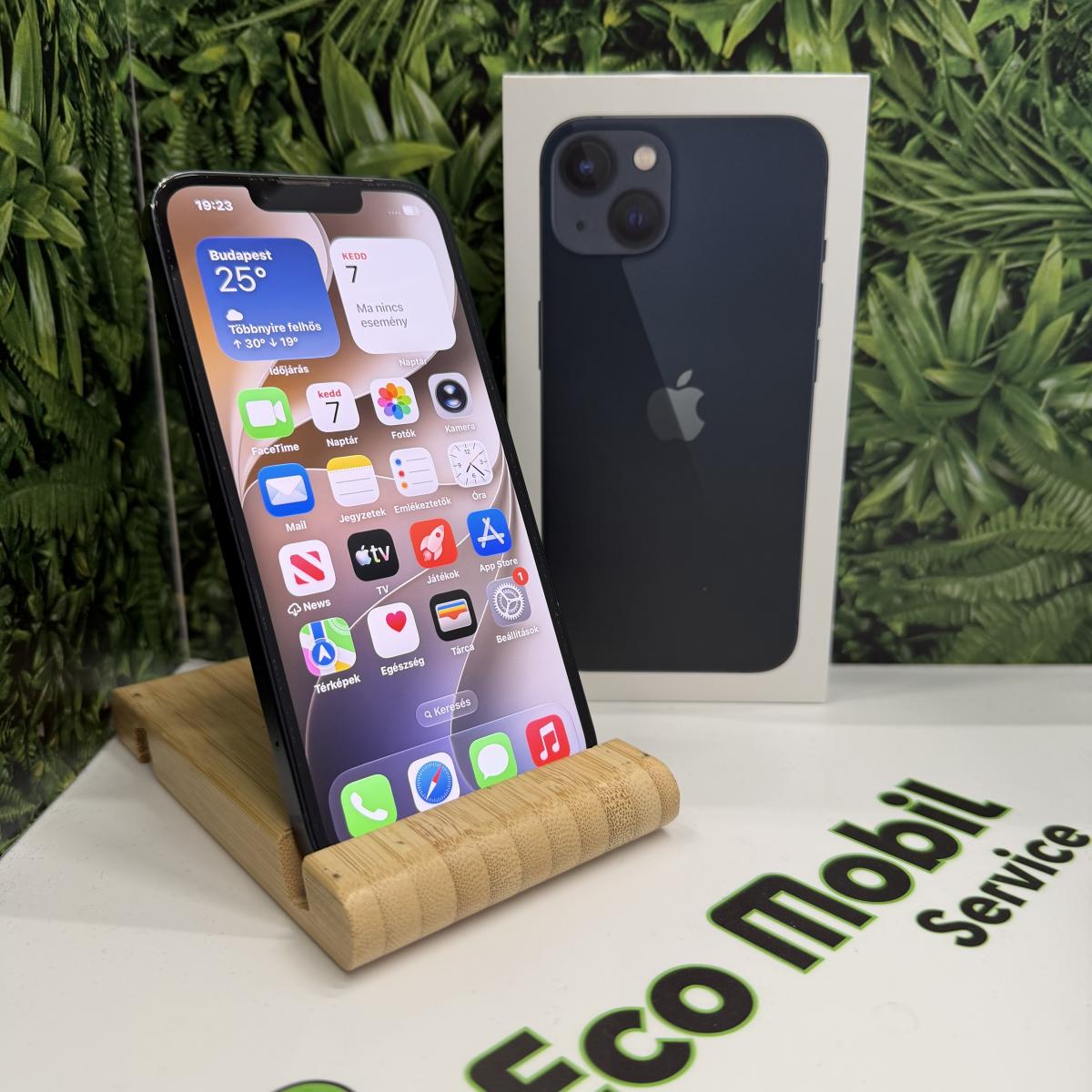 Apple iPhone 13 Kártyafüggetlen 128 GB, 12 hó garancia, Átlagos