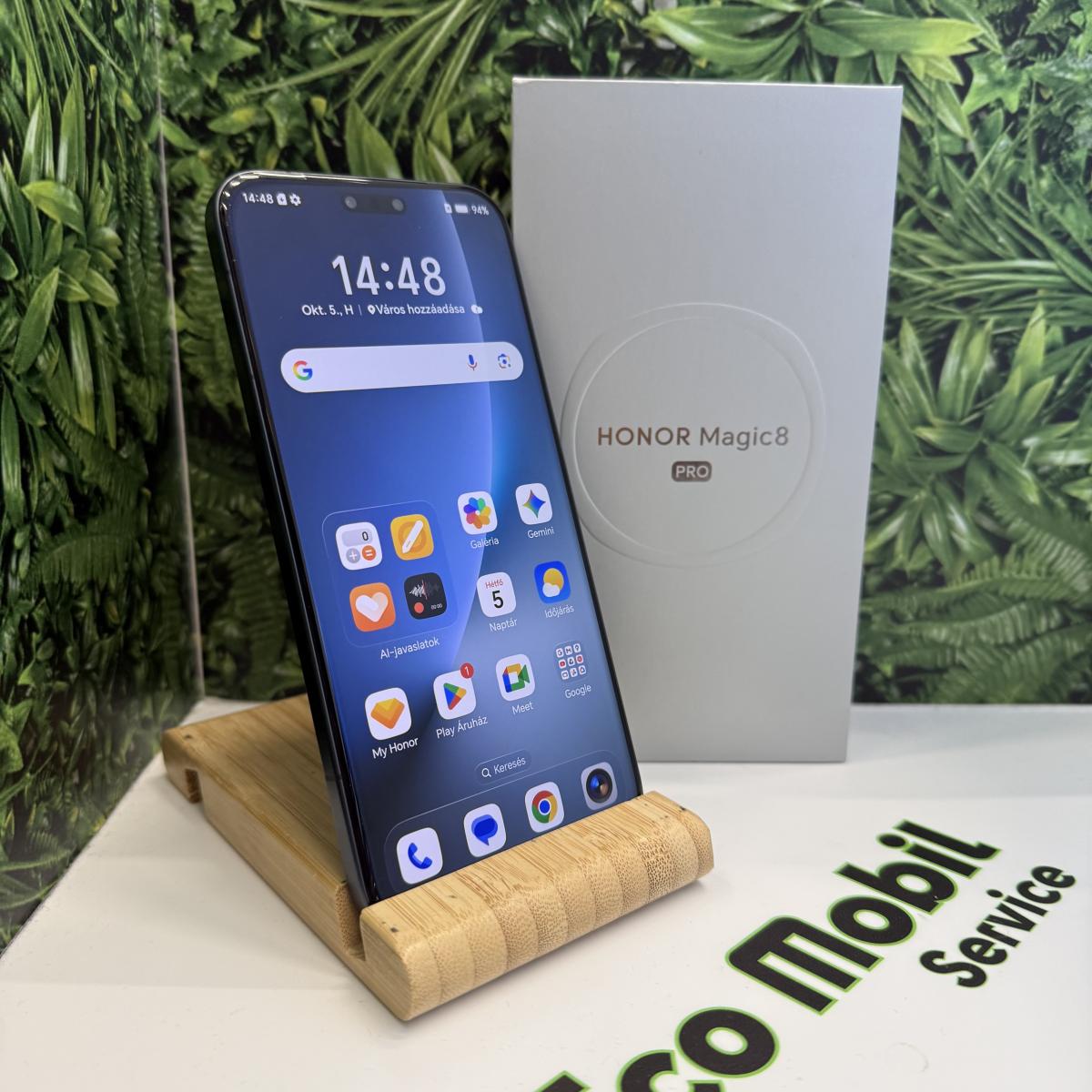 Honor Magic8 Pro Kártyafüggetlen 512 GB, 12 hó garancia, Újszerű