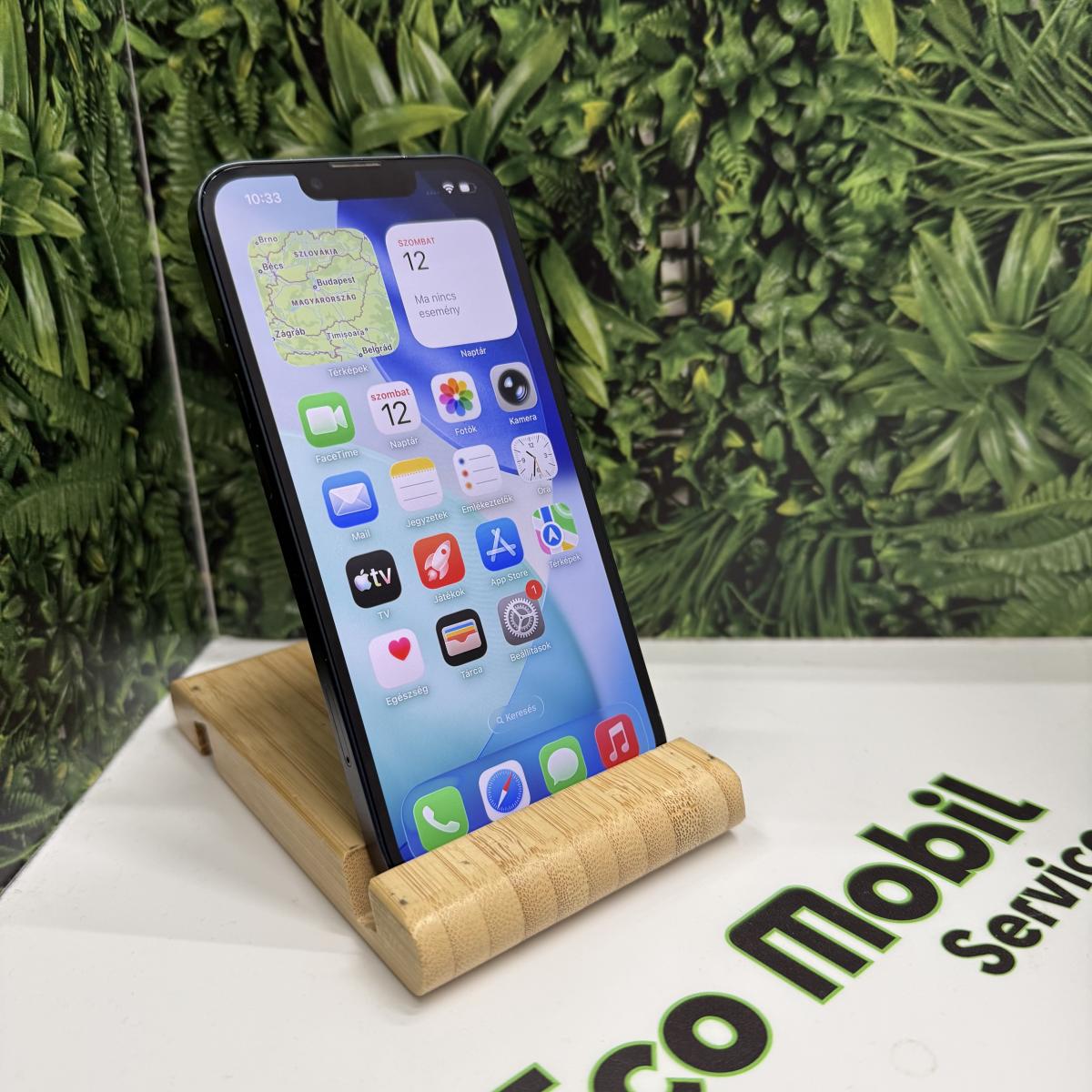 Apple iPhone 13 Kártyafüggetlen 128 GB, 12 hó garancia, Használt