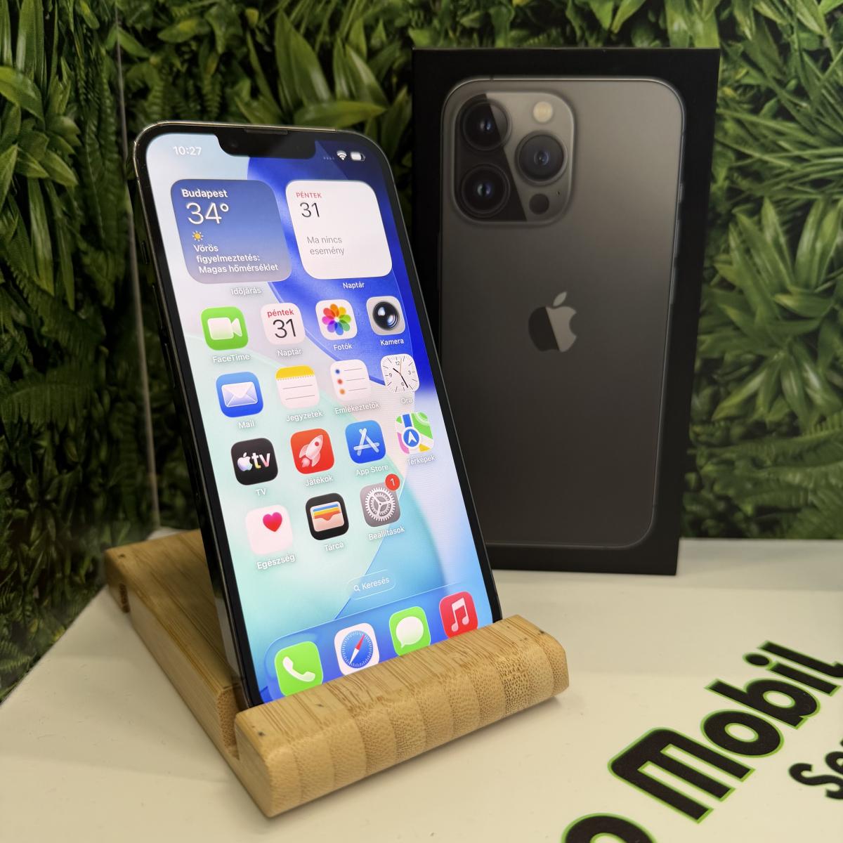 Apple iPhone 13 Pro Kártyafüggetlen 128 GB, 12 hó garancia, Újszerű