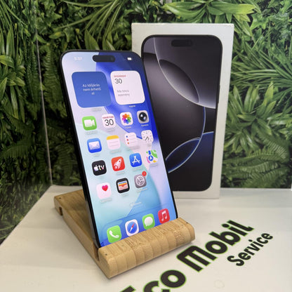 Apple iPhone 16 Pro Max Kártyafüggetlen 256 GB, 12 hó garancia, Átlagos