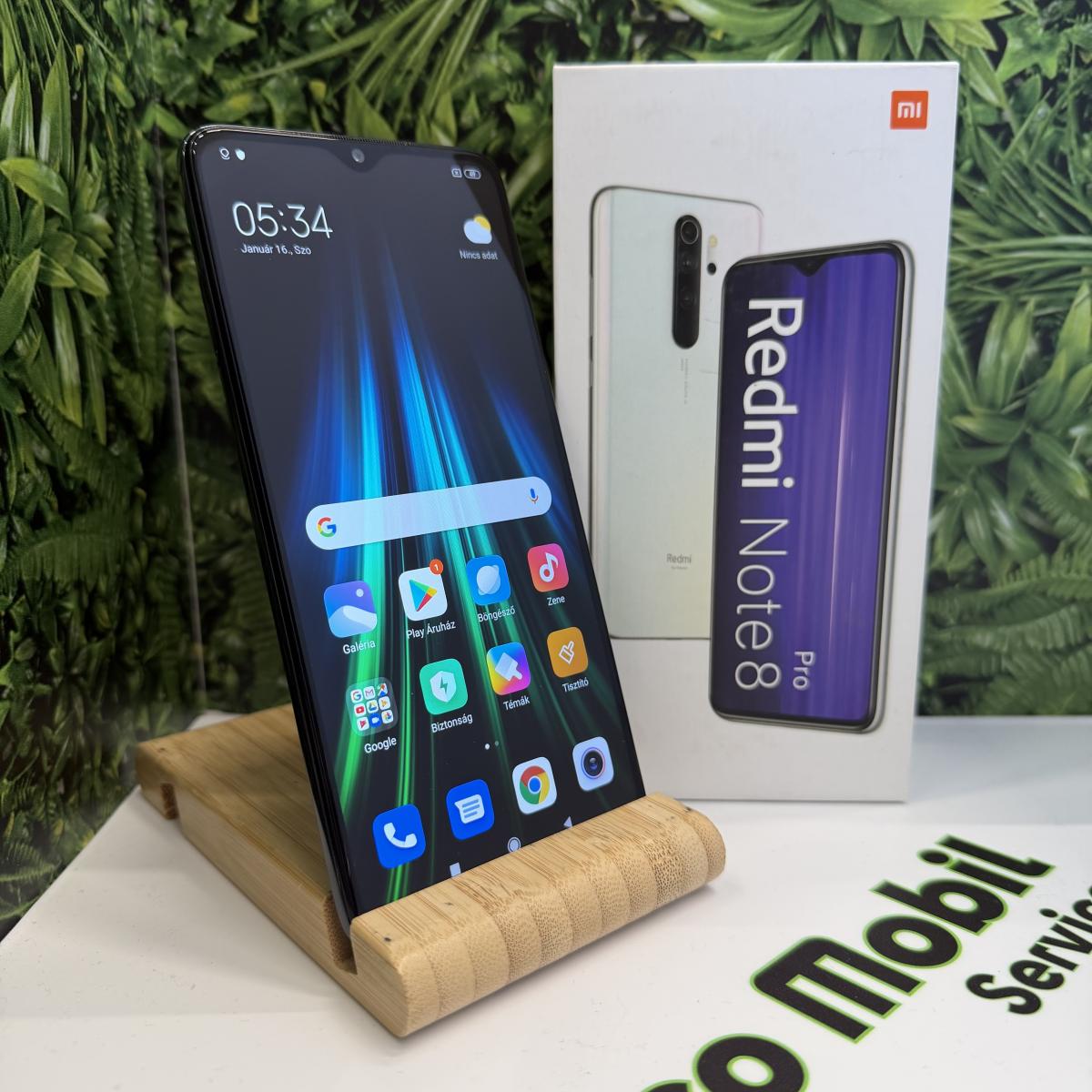 Xiaomi Redmi Note 8 Pro Kártyafüggetlen 64 GB, 12 hó garancia, Újszerű