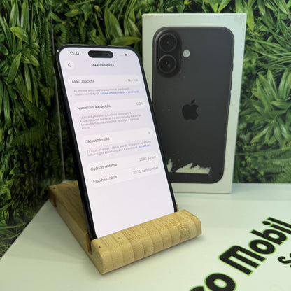 Apple iPhone 16 Kártyafüggetlen 256 GB, 12 hó garancia, Újszerű