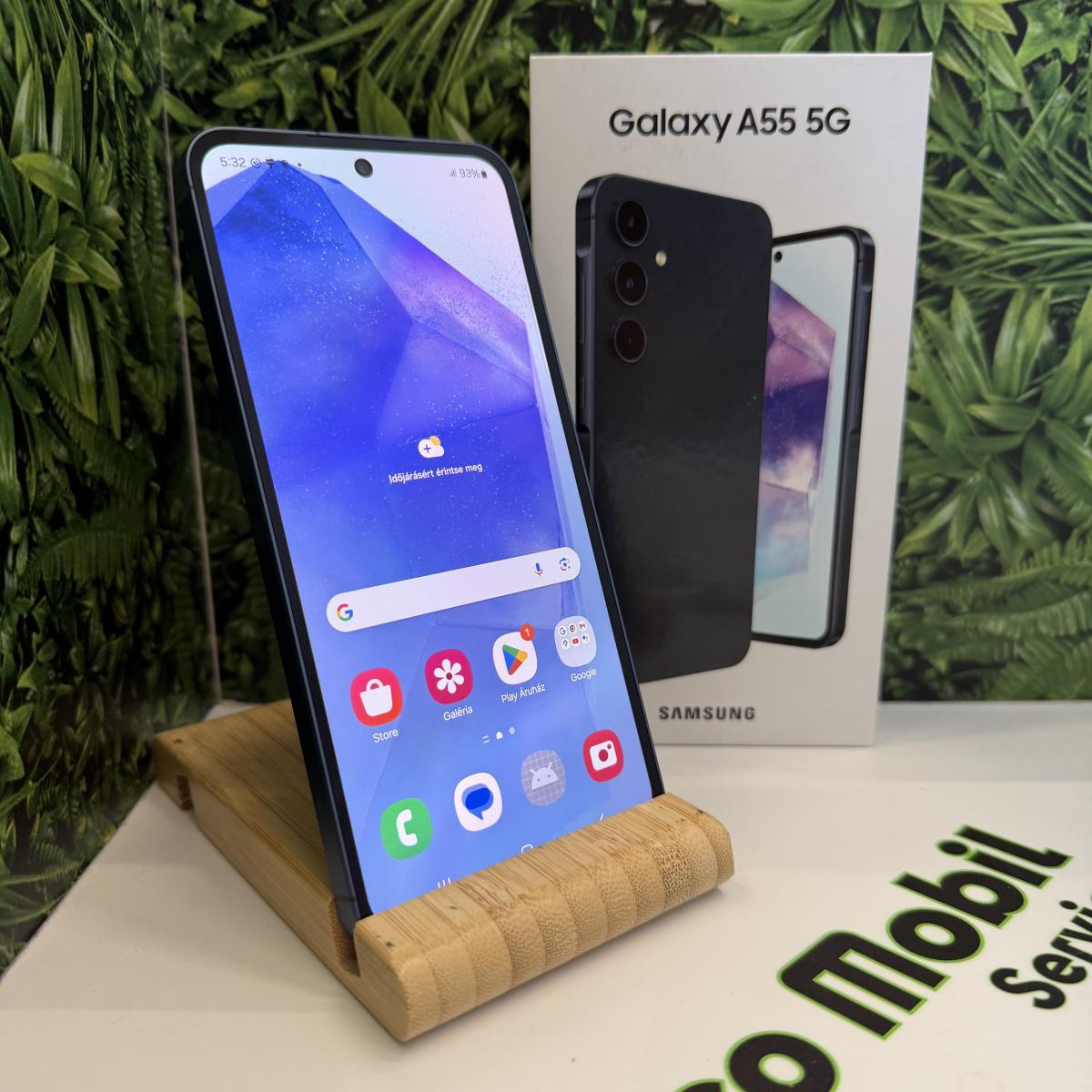 Samsung Galaxy A55 Kártyafüggetlen 256 GB, 12 hó garancia, Újszerű