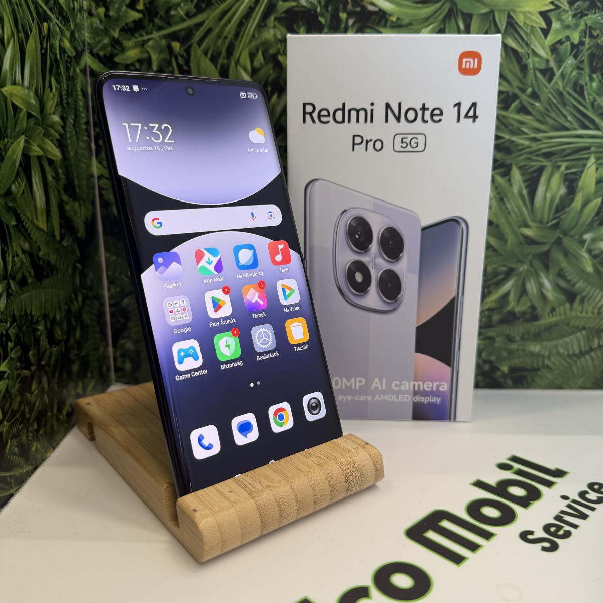 Xiaomi Redmi Note 14 Pro 5G Kártyafüggetlen 256 GB, 12 hó garancia, Újszerű