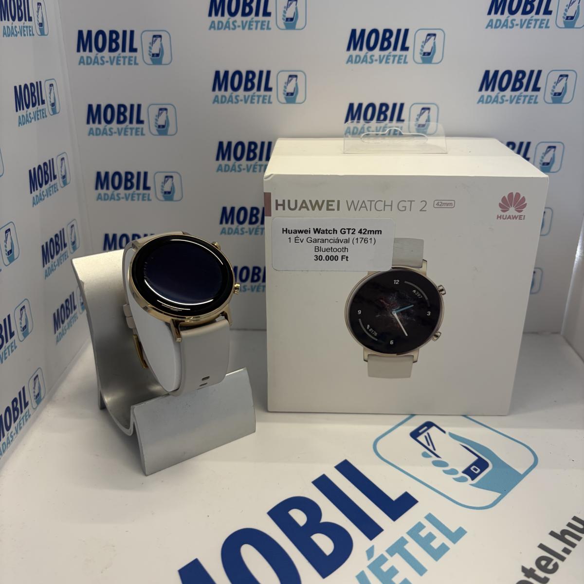 Huawei Watch GT2 Bluetooth, 12 hó garancia, Használt