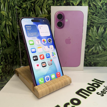 Apple iPhone 16 Kártyafüggetlen 128 GB, 12 hó garancia, Használt
