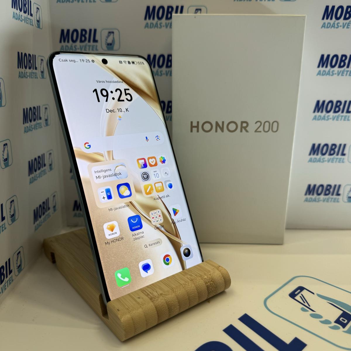 Honor 200 Kártyafüggetlen 256 GB 8 GB Ram, 12 hó garancia, Újszerű
