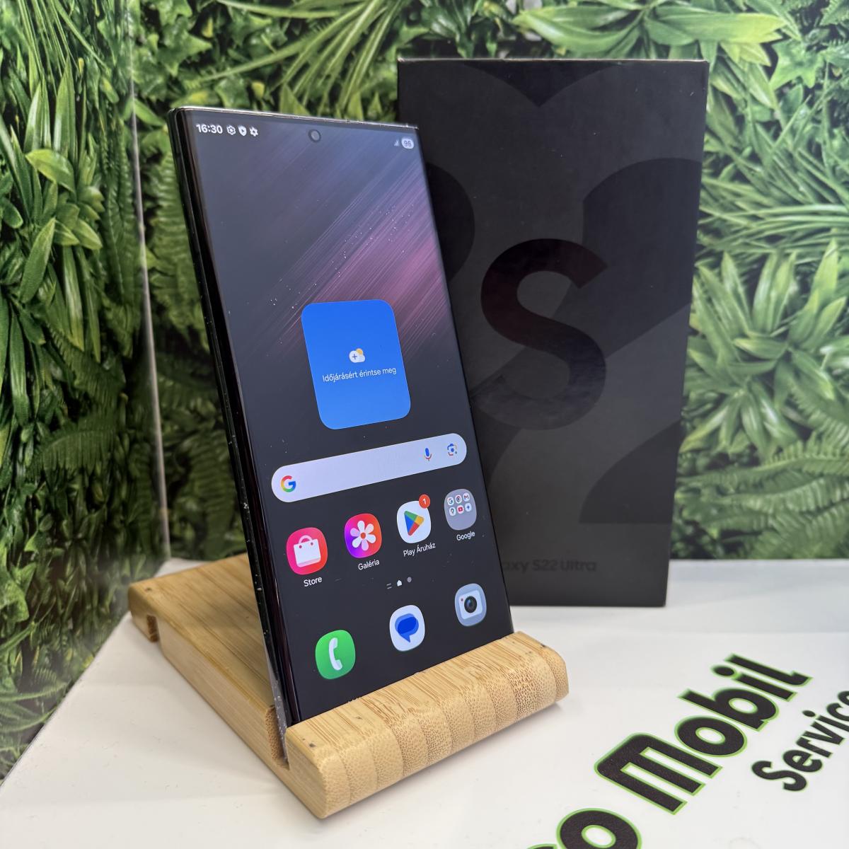 Samsung Galaxy S22 Ultra 5G Kártyafüggetlen 256 GB, 12 hó garancia, Átlagos