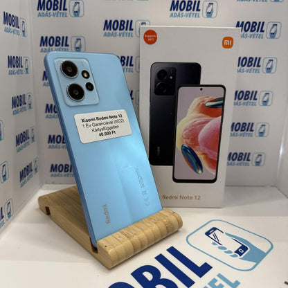 Xiaomi Redmi Note 12 Kártyafüggetlen 128 GB, 12 hó garancia, Újszerű