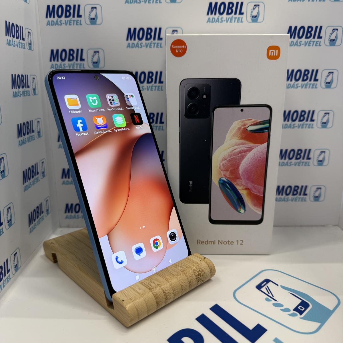 Xiaomi Redmi Note 12 Kártyafüggetlen 128 GB, 12 hó garancia, Újszerű