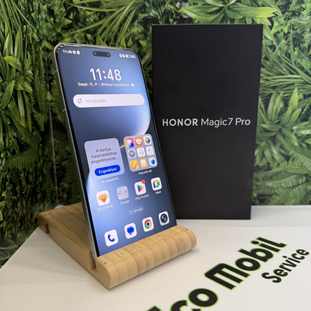 Honor Magic7 Pro 5G Kártyafüggetlen 512 GB, 12 hó garancia, Újszerű