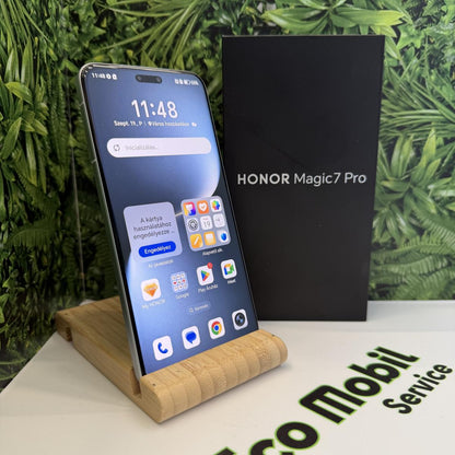 Honor Magic7 Pro 5G Kártyafüggetlen 512 GB, 12 hó garancia, Újszerű