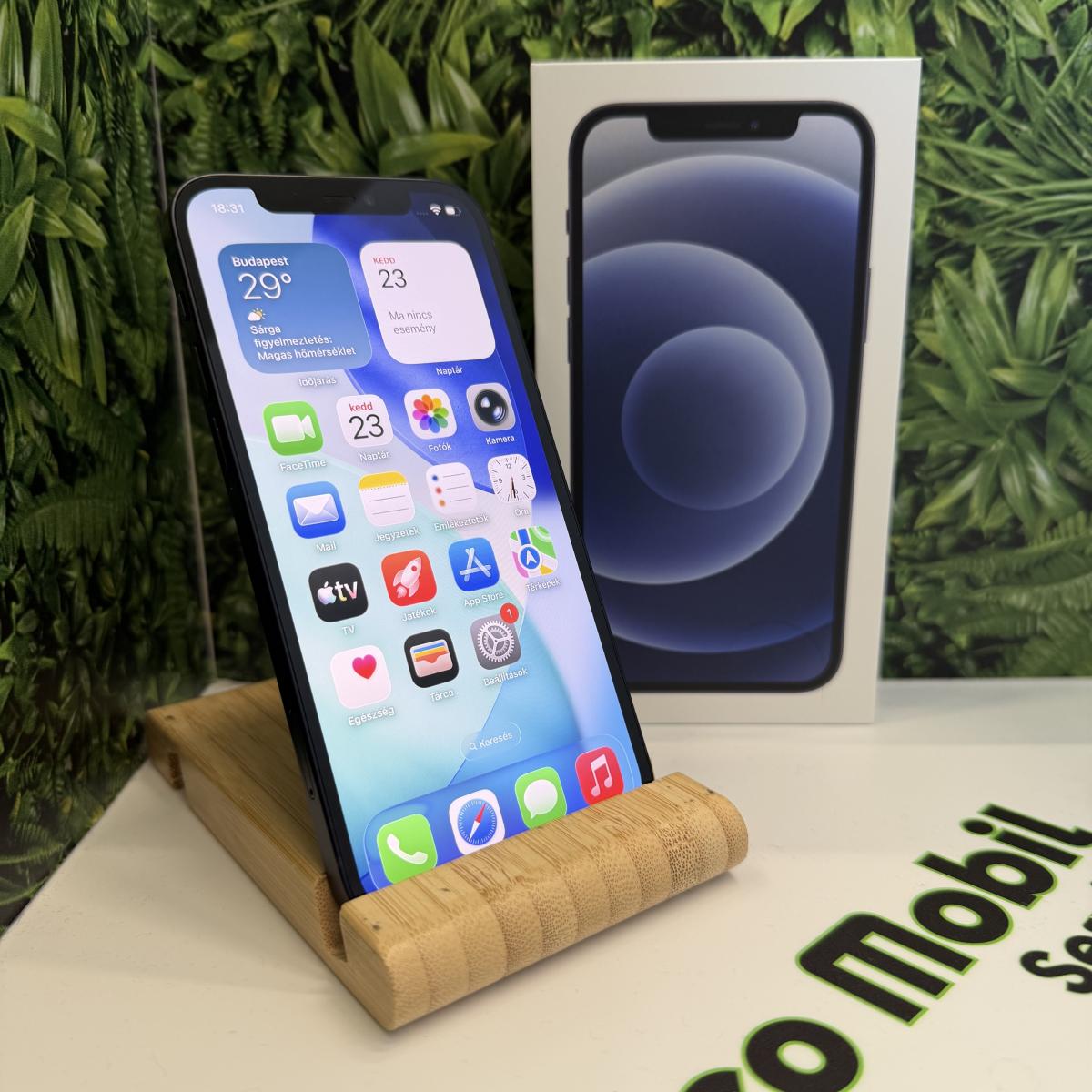 Apple iPhone 12 Kártyafüggetlen 64 GB, 12 hó garancia, Újszerű