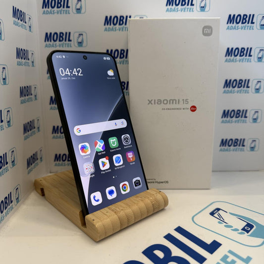 Xiaomi 15 Kártyafüggetlen 256 GB, 12 hó garancia, Újszerű