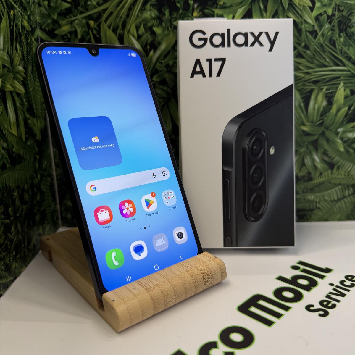 Samsung Galaxy A17 4G Kártyafüggetlen 128 GB, 12 hó garancia, Újszerű