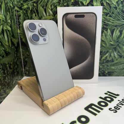 Apple iPhone 15 Pro Kártyafüggetlen 128 GB, 12 hó garancia, Újszerű