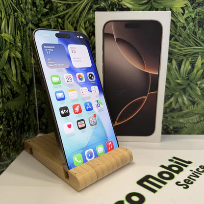 Apple iPhone 16 Pro Max Kártyafüggetlen 256 GB, 12 hó garancia, Újszerű