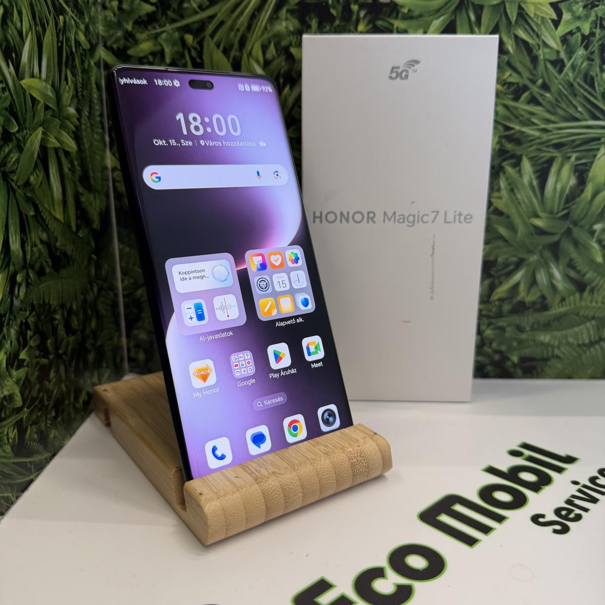 Honor Magic7 Lite Kártyafüggetlen 512 GB, 12 hó garancia, Újszerű