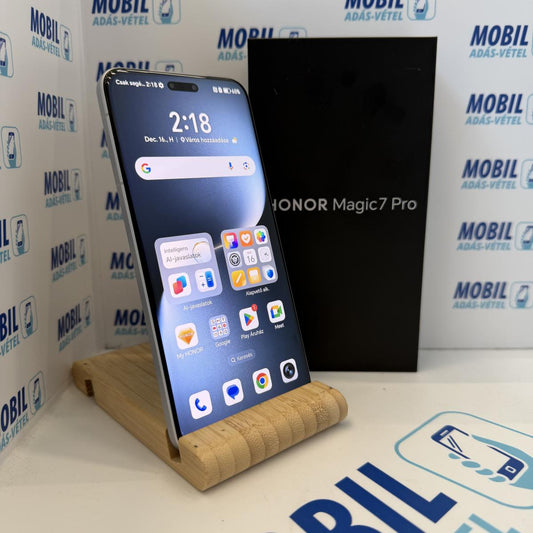 Honor Magic7 Pro 5G Kártyafüggetlen 512 GB, 12 hó garancia, Újszerű