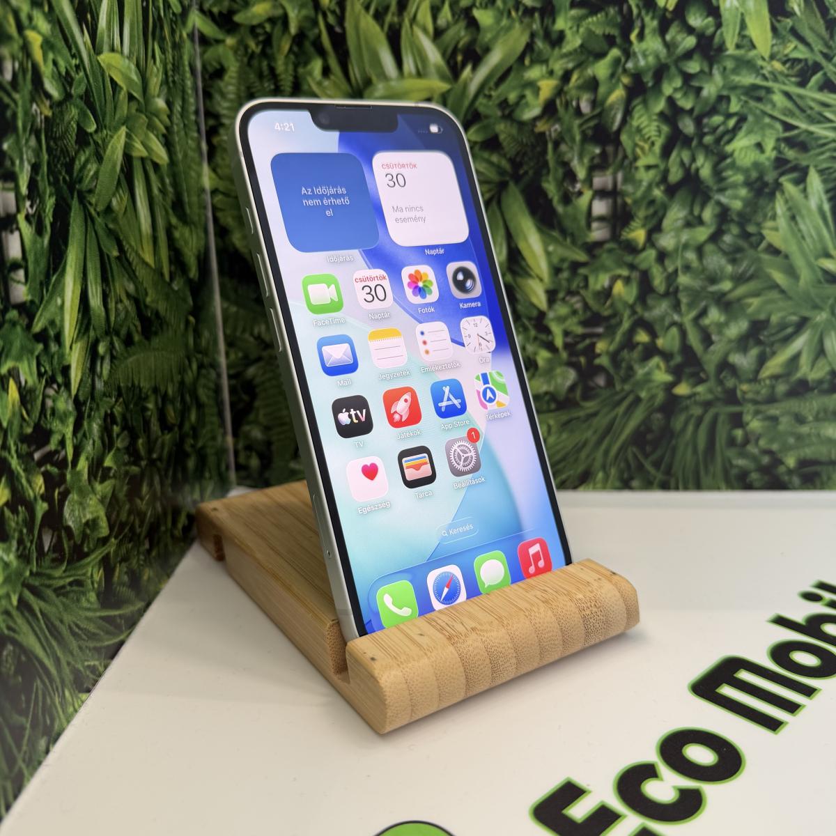 Apple iPhone 16e Kártyafüggetlen 128 GB, 12 hó garancia, Újszerű