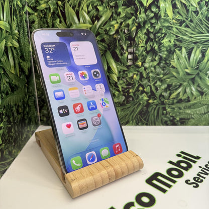 Apple iPhone 15 Pro Max Kártyafüggetlen 256 GB, 12 hó garancia, Használt