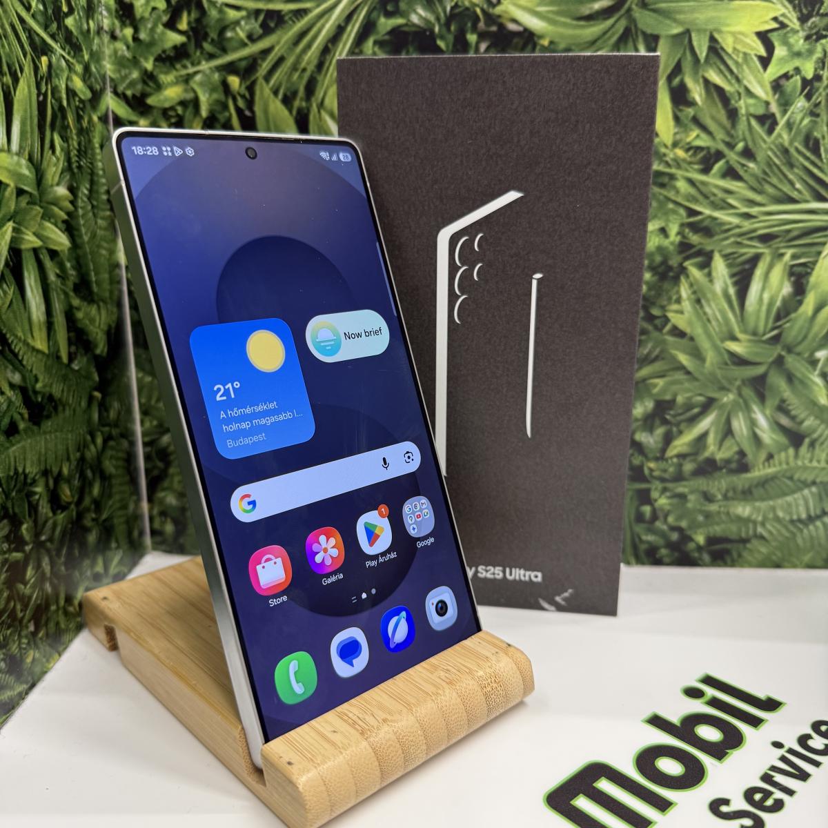 Samsung Galaxy S25 Ultra Kártyafüggetlen 256 GB, 12 hó garancia, Átlagos