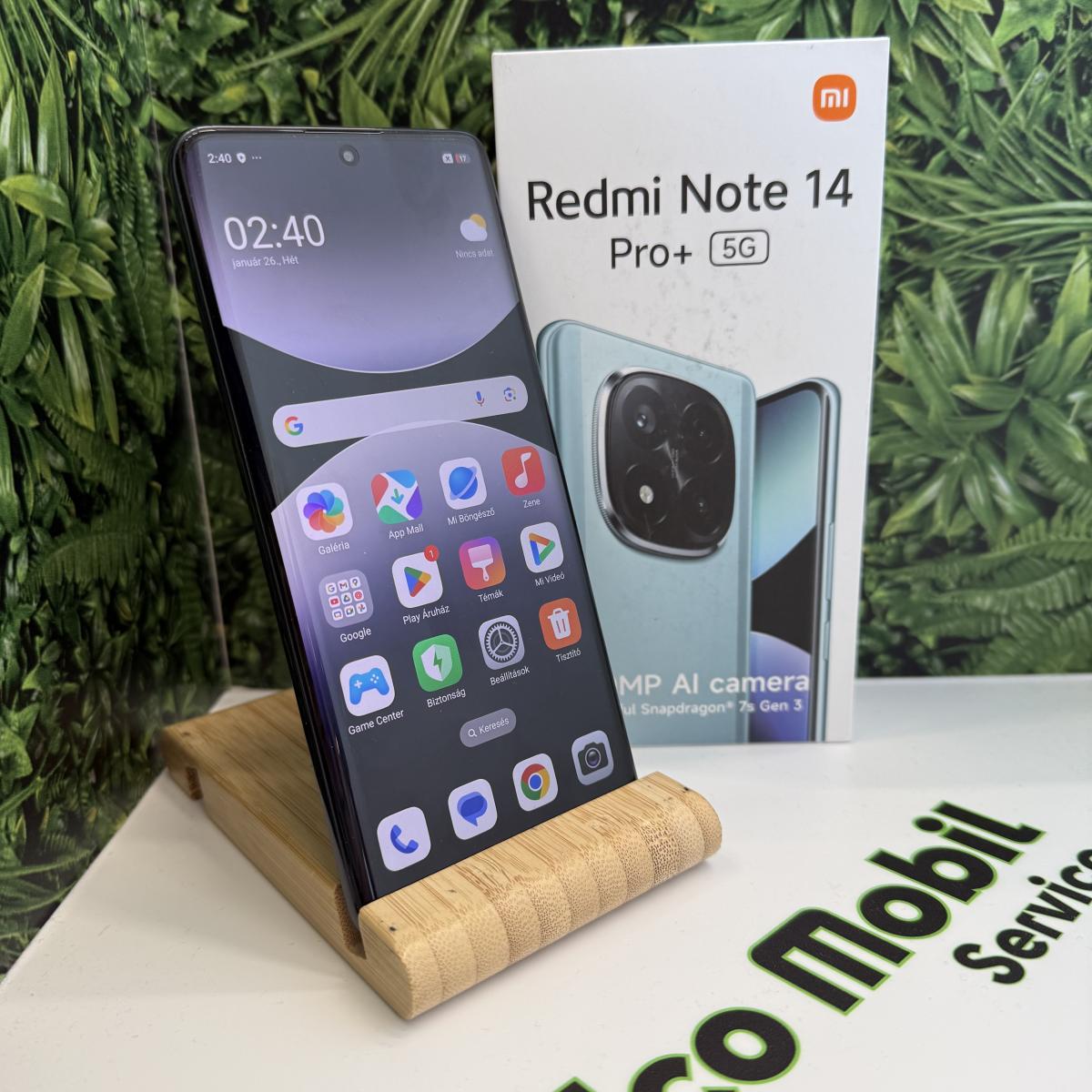 Xiaomi Redmi Note 14 Pro+ 5G Kártyafüggetlen 512 GB, 12 hó garancia, Újszerű