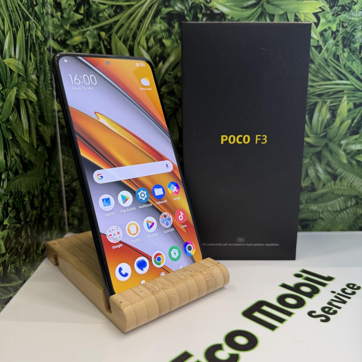 Xiaomi Poco F3 Kártyafüggetlen 128 GB, 12 hó garancia, Újszerű