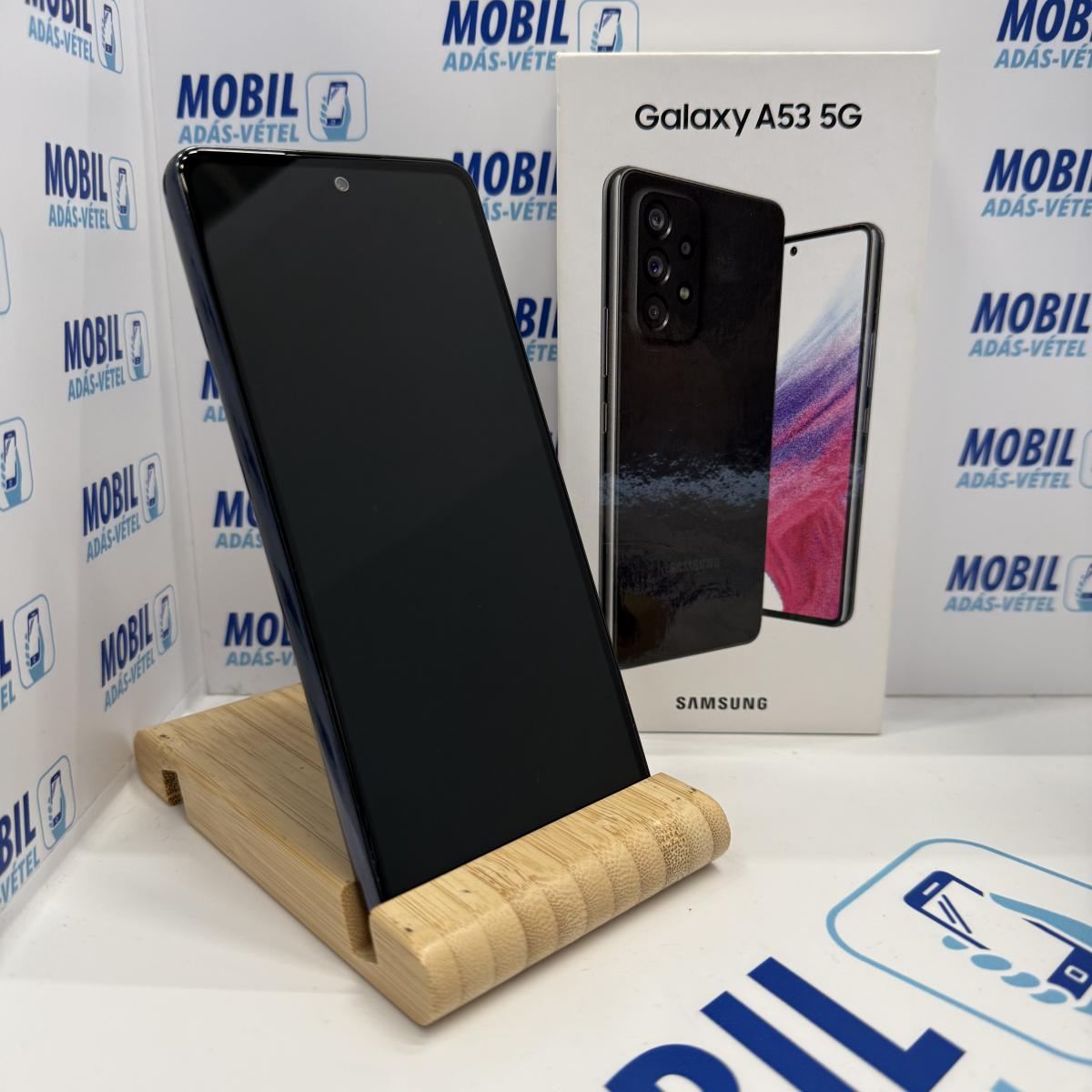 Samsung Galaxy A53 5G Kártyafüggetlen 128 GB, 12 hó garancia, Újszerű