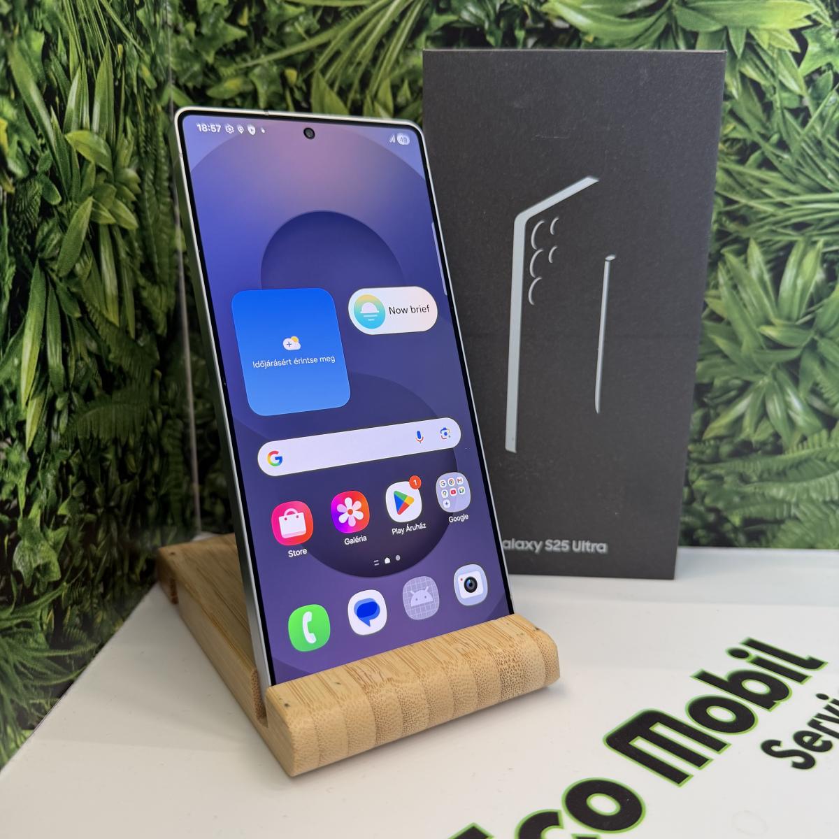 Samsung Galaxy S25 Ultra Kártyafüggetlen 256 GB, 12 hó garancia, Újszerű