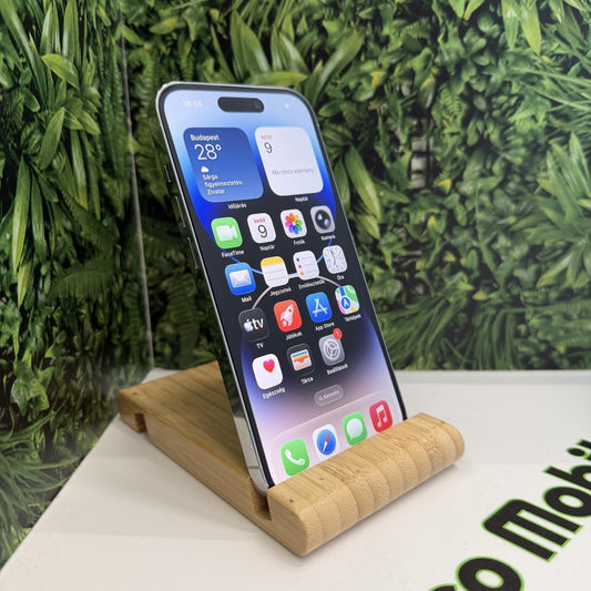 Apple iPhone 14 Pro Kártyafüggetlen 128 GB, 12 hó garancia, Használt