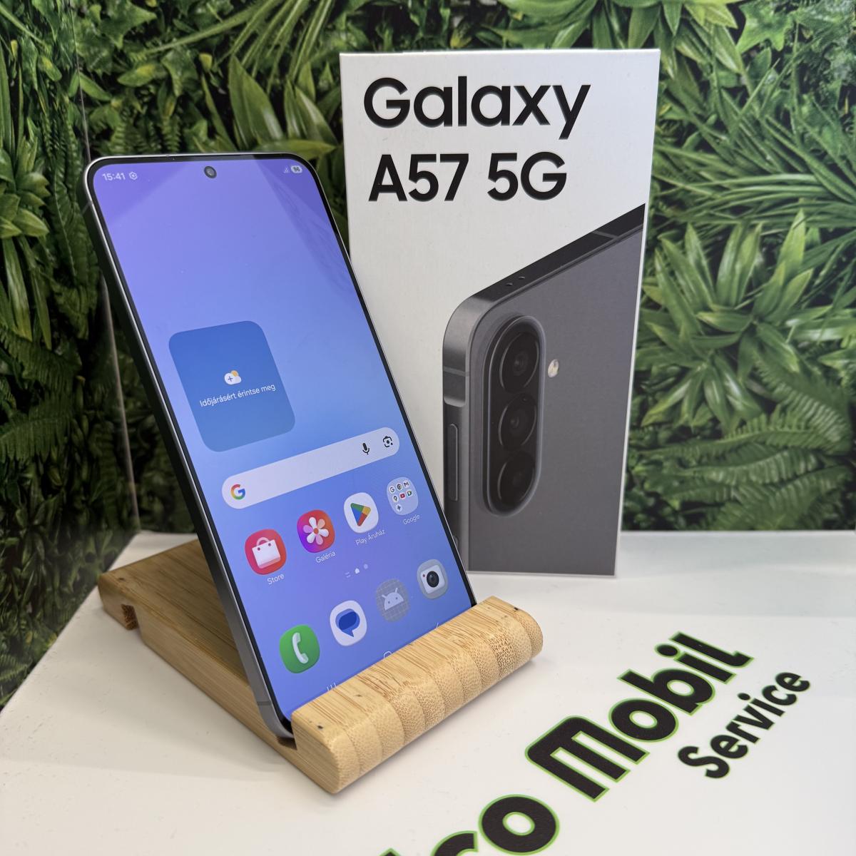 Samsung Galaxy A57 5G Kártyafüggetlen 128 GB, 12 hó garancia, Újszerű