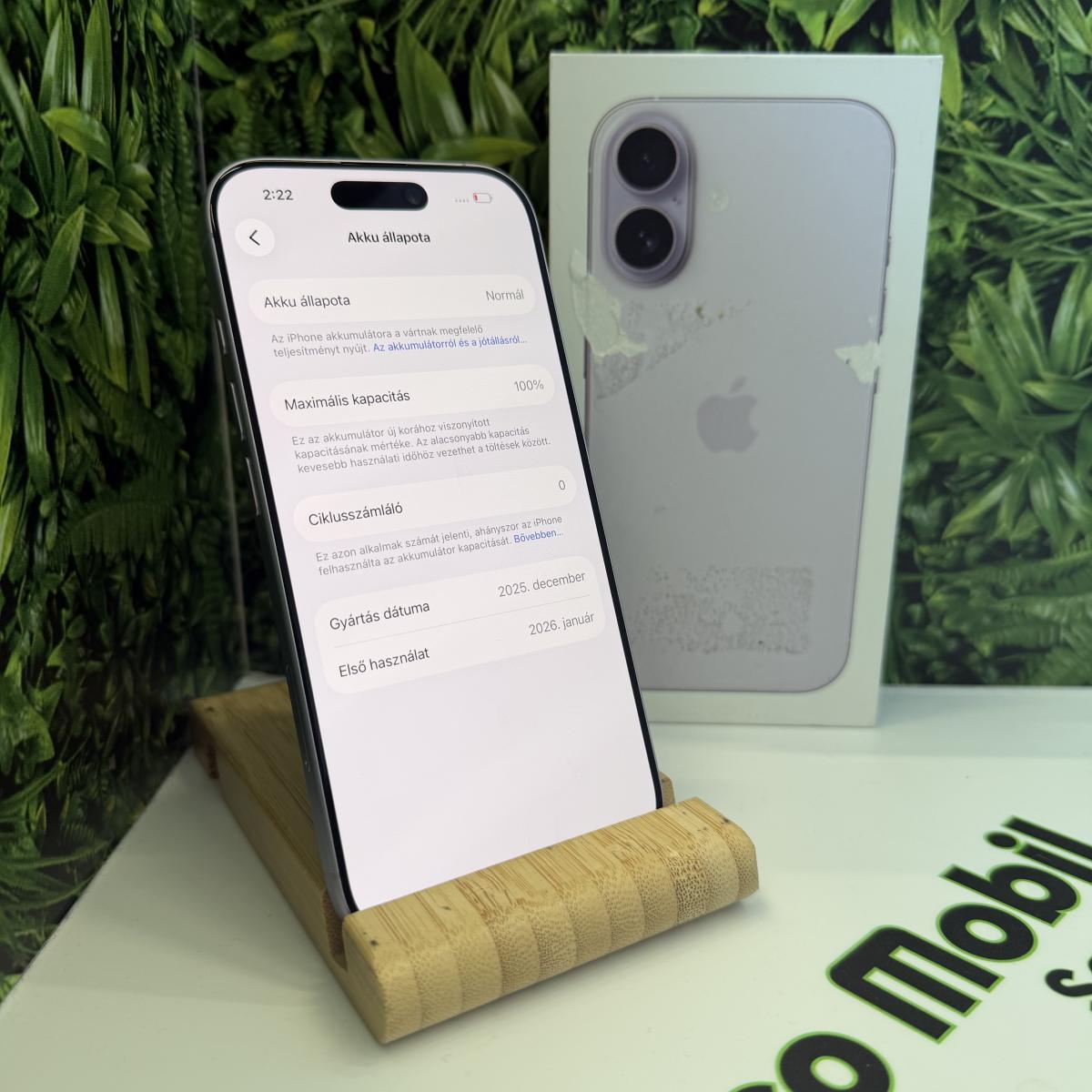Apple iPhone 17 Kártyafüggetlen 256 GB, 12 hó garancia, Újszerű