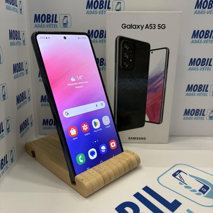 Samsung Galaxy A53 5G Kártyafüggetlen 128 GB, 12 hó garancia, Újszerű