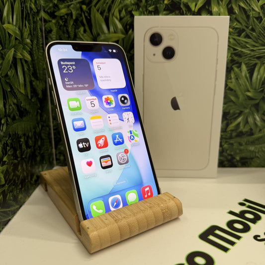Apple iPhone 13 Kártyafüggetlen 128 GB, 12 hó garancia, Újszerű